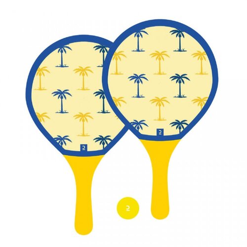  Komplet drvenih reketa za tenis na pesku žuti Cene