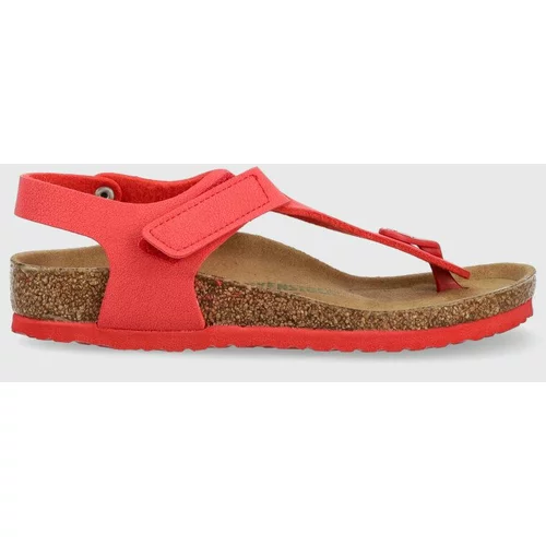 Birkenstock Otroški sandali Kairo HL rdeča barva