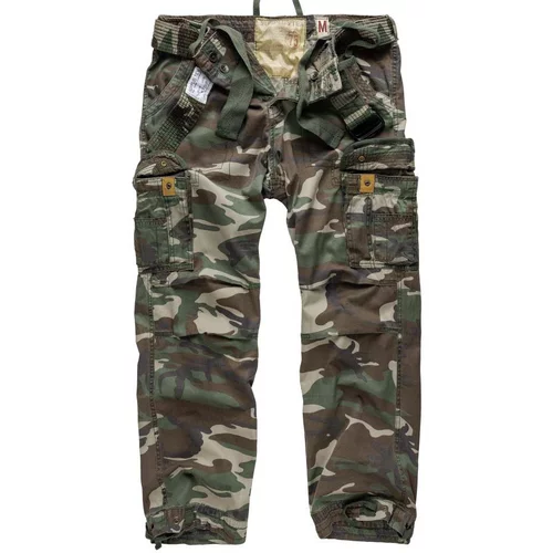 Surplus Vojaške hlače Premium Vintage za močnejše, Woodland