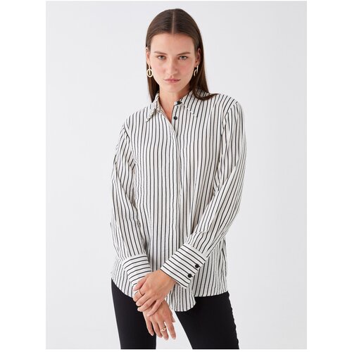 LC Waikiki Women&amp;#039;s Striped Long Sleeve Shirt Slike