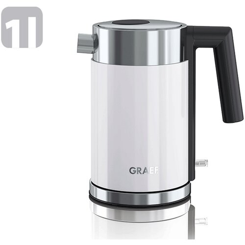 GRAEF WK401 Wasserkocher 1Liter weiß/Edelstahl Cene