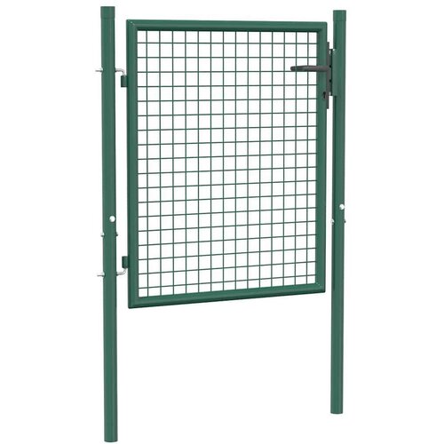 vidaXL Vrata za ogradu čelična 100 x 75 cm zelena Cijene