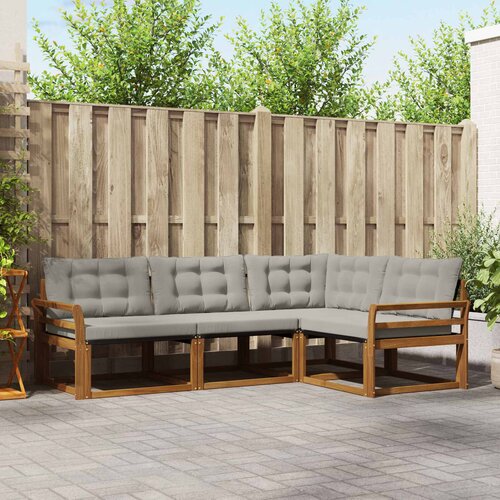  Set vanjskih sofa 4 kom. Prirodna i svijetlo siva Smeđa 250 x 170,5 x 73 cm Cene