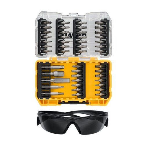 Dewalt 47-delni set bitova + za&amp;scaron;titne naočare TX ( DT70704 ) Slike