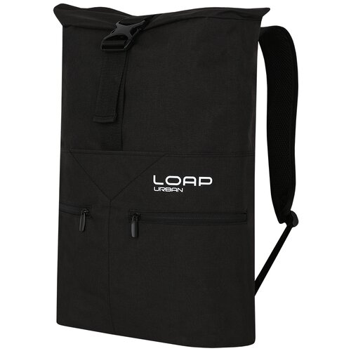 LOAP City backpack SPOTT Black Slike