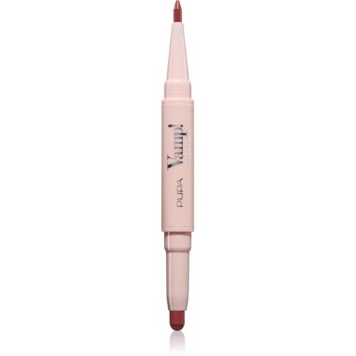 PUPA Milano Vamp! Creamy Duo &amp;scaron;minka in svinčnik za ustnice 2 v 1 odtenek 008 Vintage Rose 0.8 g Slike