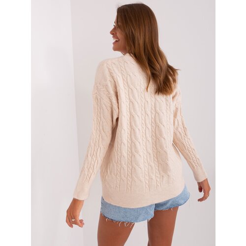 Wool Fashion Italia Sweater-AT-SW-2335-1.68P-light beige Cene