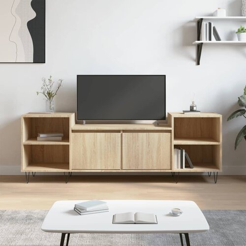 VidaXL TV omarica sonoma hrast 160x35x55 cm inženirski les Slike