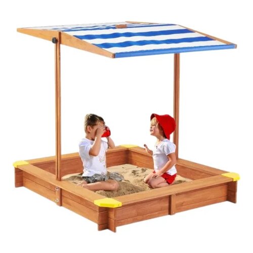 Kinder Home Proizvod sa nedostatkom - OUTLET - dečiji pesčanik podesivi i vodootporni poklopac za senku protiv uv zračenja ( 2410 ) Slike