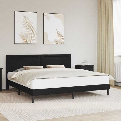  Okvir za krevet Crna 180 x 200 cm Umjetna koža - 180 x 200 cm Slike