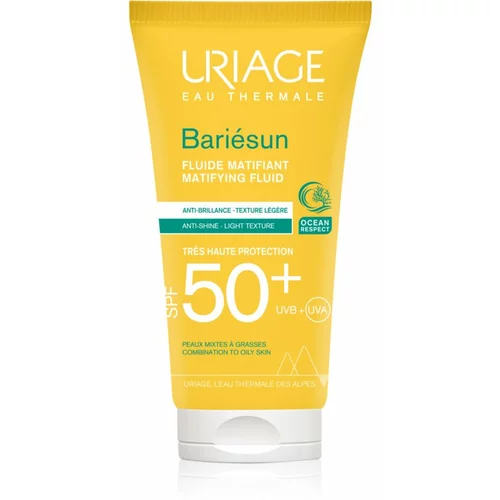 Uriage Bariésun Matifying Fluid zaščita pred soncem za obraz za mešano kožo 50 ml unisex