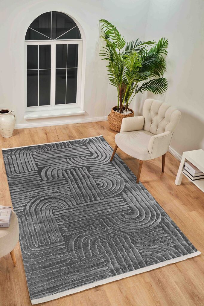 Conceptum Hypnose tepih boyut By044, 80x500 cm, antracit Cene