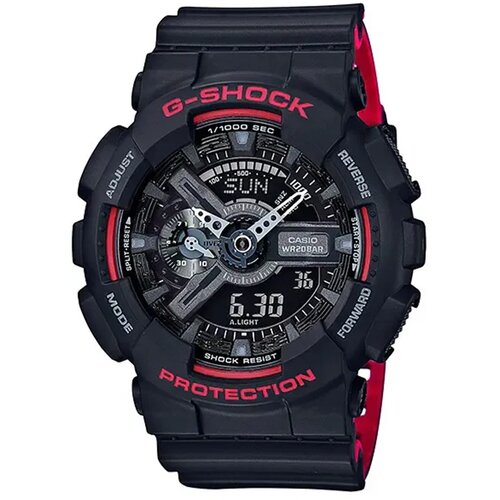 Casio G-SHOCK Mu&amp;scaron;ki sat GA-110HR-1ADR, Crni Slike