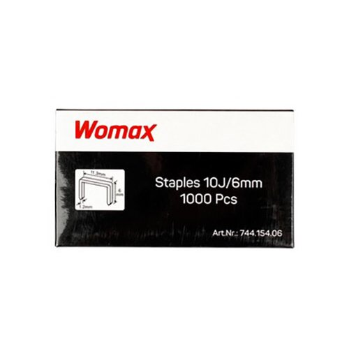 Womax Klamarice 10J/6x11,3x1,2mm 1000kom /90232 Cene