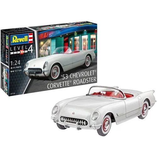 Revell 07718 1953 Corvette Roadster model automobila za sastavljanje 1:24