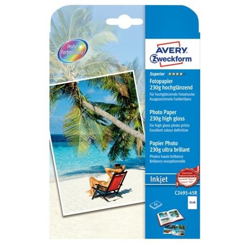 Avery Zweckform Foto papir Ink-Jet Superior 13 x 18 - 230 g Cene