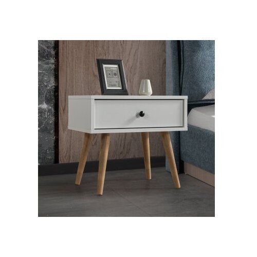 Hanah home Noćni ormarić bijeli Cijene
