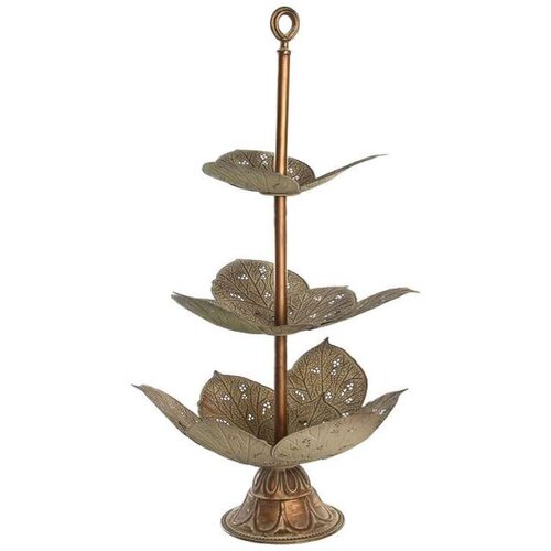 Posuda za Voće DKD Home Decor zlatan Metal 42 x 42 x 80 cm Cijene