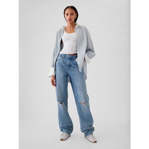 GAP Poplin Oversize Shirt Big Shirt - Women's Cene