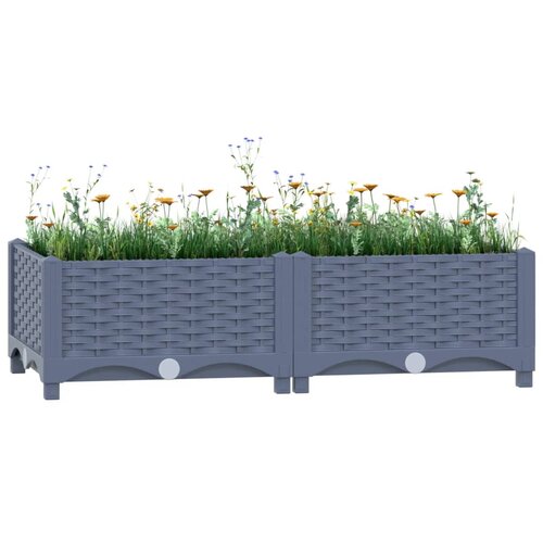 Furnova Visoka greda 80x40x23 cm polipropilen, (21920812) Cene