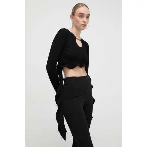 Versace Jeans Couture Pulover za žene, boja: crna