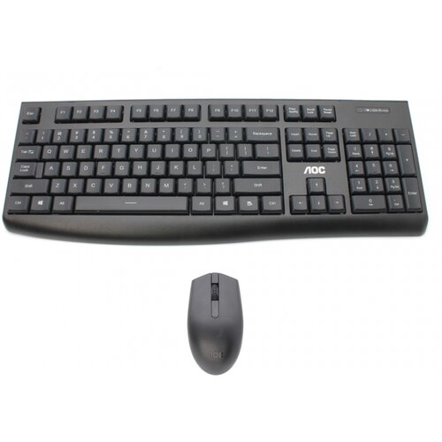 AOC KM220 crni bežični komplet tastatura+miš Slike