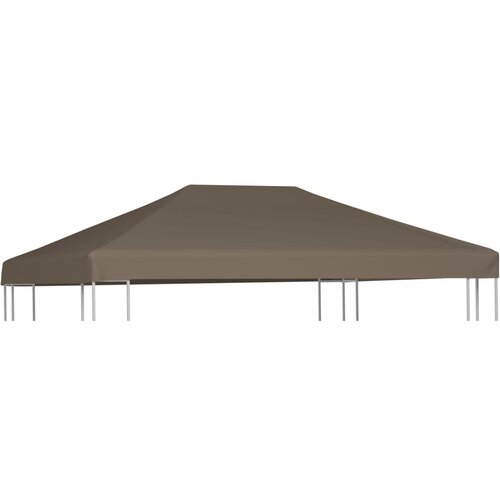 vidaXL Streha za paviljon 310 g/m² 3x4 m taupe, (20729315) Cene
