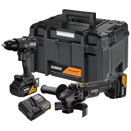Dewalt DCK2223MP2T aku set 2 alata 18V xr mclaren (DCD86M + DCG45M) Slike