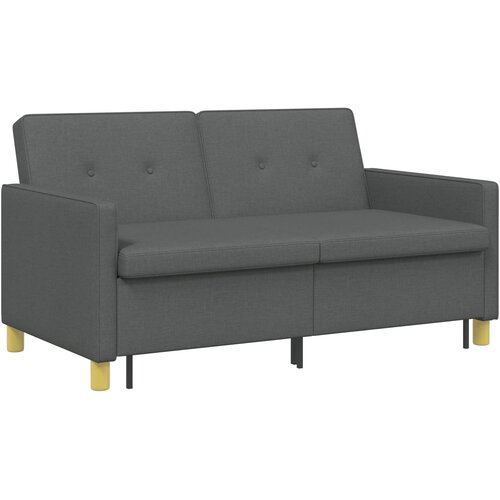  Krevet-sofa na razvlačenje Tamnosiva Tkanina Slike