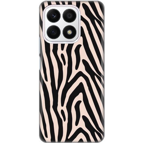 Silikonska maska za Honor X8a Animal Pattern Print bež Slike
