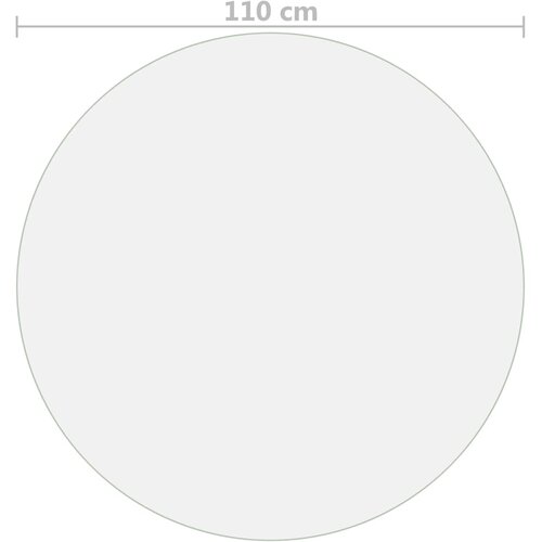  Za&amp;scaron;tita za stol mat &amp;Oslash; 110 cm 1,6 mm PVC Slike