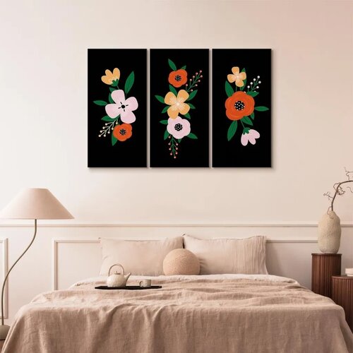  Slika - Colorful Bloom (3 Parts) 120x80 Cene