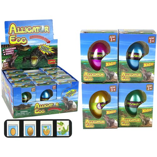  Rastuće jaje aligatora u vodi - 6 cm (birajte boju) Slike