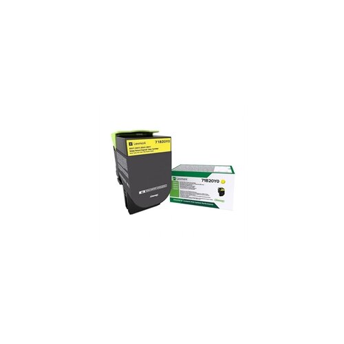 Lexmark Toner 71B20Y0 (žuta), original Cijene