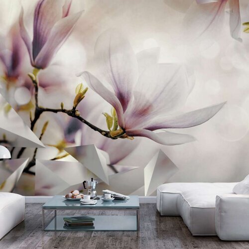  Samoljepljiva foto tapeta - Subtle Magnolias - First Variant 98x70 Slike