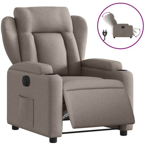 Maison Chic Električni naslanjač - Relax naslanjač taupe blago, (22061903) Cene