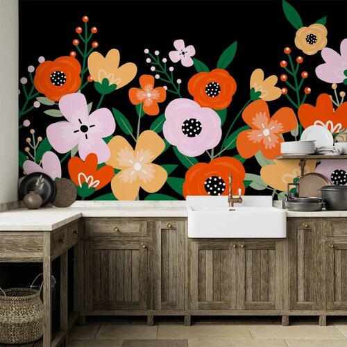  Foto tapeta - Colorful Bloom - Second Variant 350x256 Cene