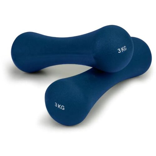 ModernHome bučice za vježbanje neopren 2x3kg tamnoplave Slike
