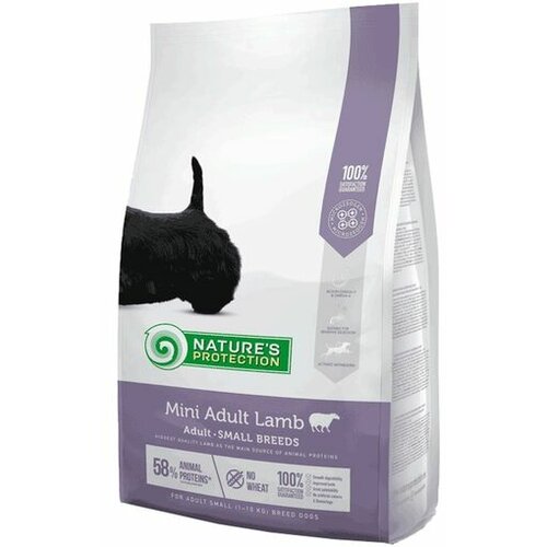 Natures Protection np mini adult lamb small breeds 7.5 kg Cene