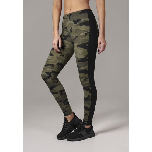 UC Ladies Women's Camo Leggings Stripe woodcamo/blk Cene
