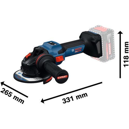 Bosch EXWS18V-15S ugaona brusilica expert 06019M6004 Slike