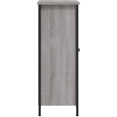  Komoda boja hrasta sonome 70 x 30 x 80 cm od konstruiranog drva Siva Slike