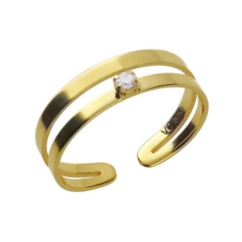 Victoria Cruz briseida crystal gold prsten sa swarovski kristalima ( a4576-07da ) Cene