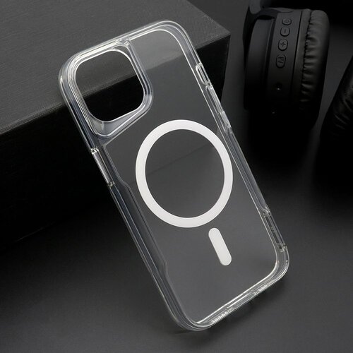 Magsafe maska aura za iphone 15/ bela Cene