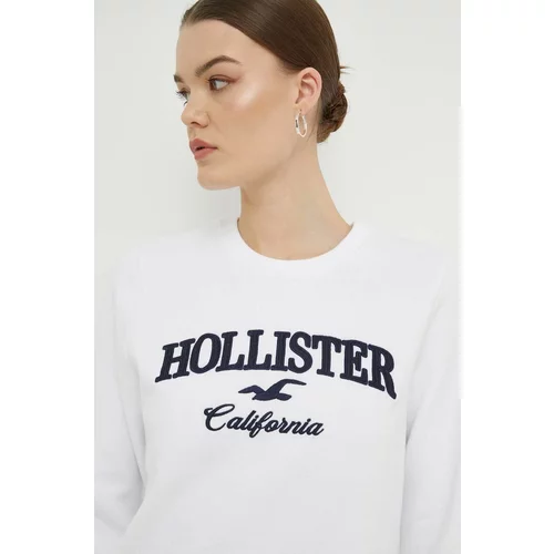 Hollister Co. Pulover ženska, bela barva
