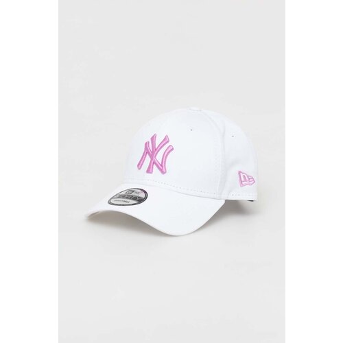 New Era Bombažna kapa s &amp;scaron;iltom bela barva, NEW YORK YANKEES Slike