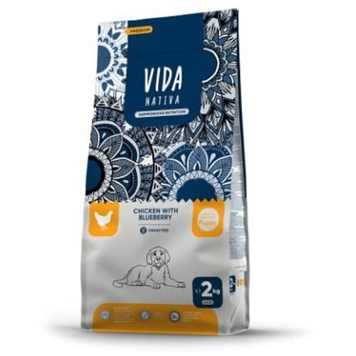 Craftia vida nativa freedom chicken with blueberry puppy medium & large breed - 2 kg Cene