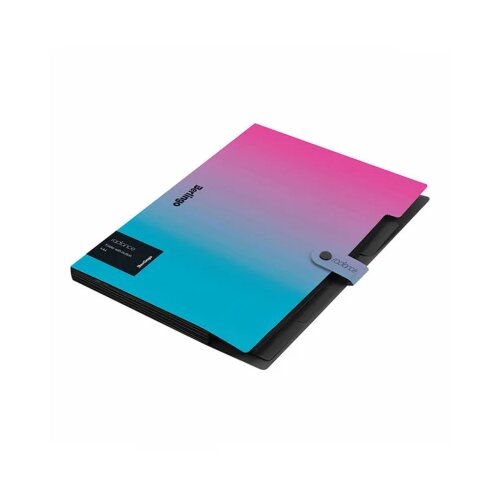 Fascikla Berlingo sa 5 pregrada i kopčom Radiance 600my Berlingo plava 04CEB327170E Slike