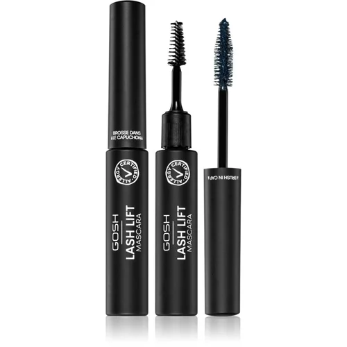 Gosh Lash Lift maskara za uvijanje i odvajanje trepavica sa četkicom 2 u 1 nijansa 001 Extreme Black 6 ml