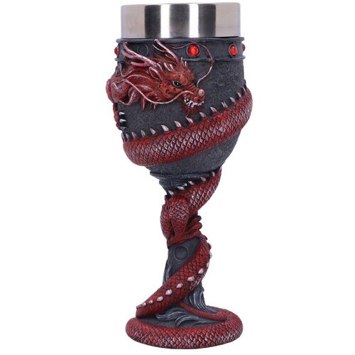 Dragon Coil Red kelih 20 cm Nemesis Now Cene